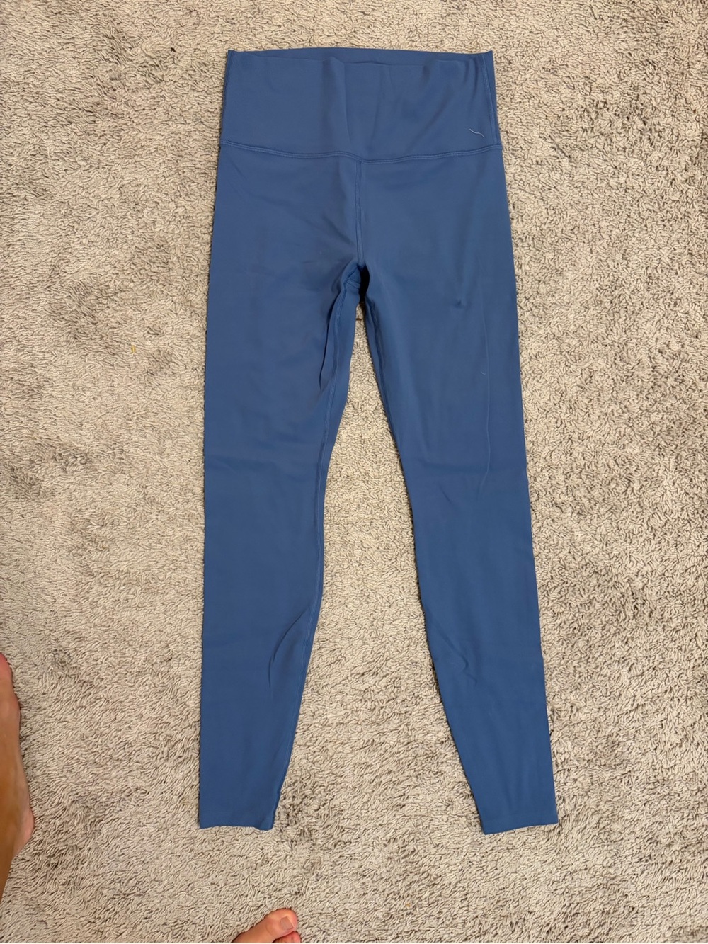 High-Waist is Blue Leggings